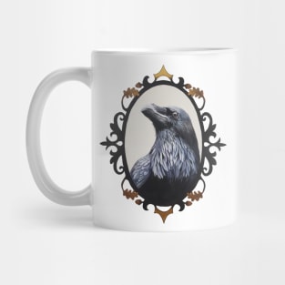 Raven - bird portrait Mug